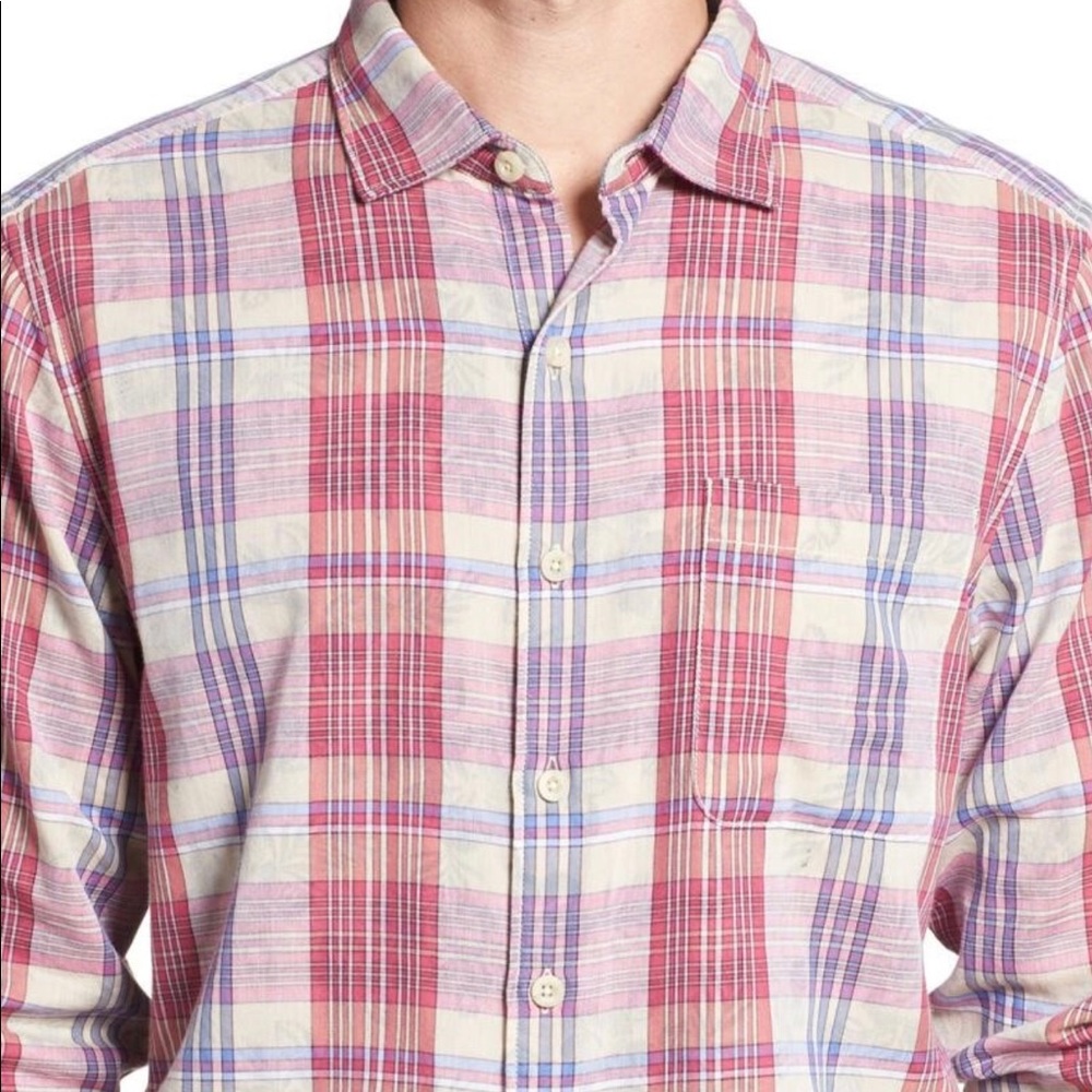 Tommy Bahama Palapa Plaid Sport Shirt - NWT